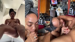 getting head from a dick gobbler