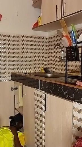 Horny Plumber Drilling Her Big Ass