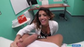 Naughty&#x1F608; Med Student Gets Hands-On with Male Genitals in Fake Clinic