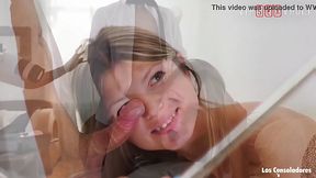 Gina Gerson gets cum in mouth in hot thresome with swinger couple