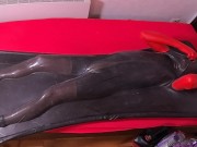 Vacbed Session 2 - Self Bondage 128 Sekunden - Vacbed Bondage