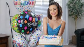 She Sucks Him Off, Fucks Hard, and Gets Pussy Licked on Her Birthday