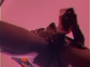 Black boy fucking his pocket pussy