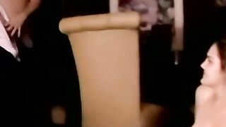 Horny girls pussy drilled in passionate homemade threesome