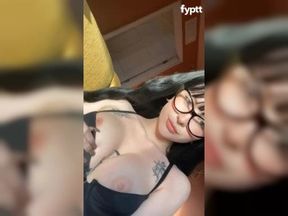 Goth TikTok Slut Clean Shaven Pussy