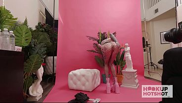 BTS - Milk-Tank Blonde Sasha Beart Hooks Up With Bryan Gozzling