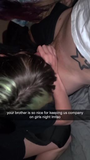 Big-boned teen bully hosts an amateur orgy