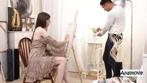 Shaved teen Alice Xo gets pounded in hard anal piledriver