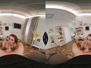 Slutty Redhead mother I'd like to fuck Blowjobs & Riding Dick Like a Bitch - VR 360 Porn