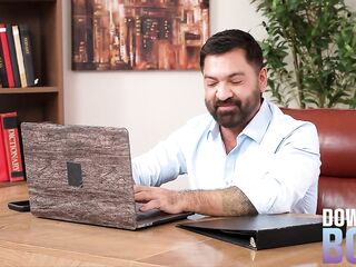 DOWNLOW LADS - Office Rivals Dominic Pacifico & Damien Roux Bareback Screw