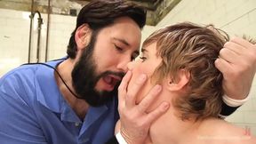 Petite Journalist Gangbanged Into a Gaping Anal Slut!