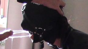 MILF mouth-fucked with saliva and cum