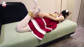 chinese bandage九尾少年软lo裙