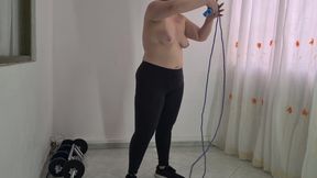 Topless Workout