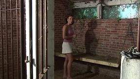Katerina Vavrova Sucks Off an Old Man Through Jail Cell Bars