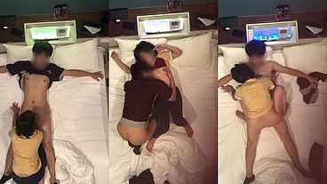 【素人】普段は大人しめの大◯生彼女はHになると喘ぎ声だけは大きなる。