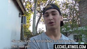 LecheLatinos.com - Straight Latino's first gay double penetration: raw, intense, and