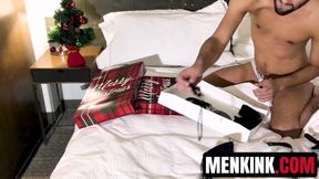 Slender Chance Summerlin pleasures himself with BDSM toys