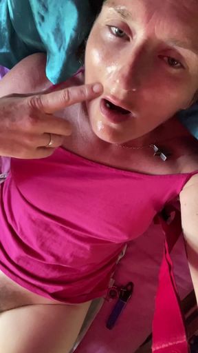 Super Sweaty, Intense, Orgasm Face!