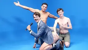 Three Hung Studs Get Pounded Hard on a Filthy Gay Game Show – IconMale