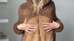 Fluffy Bear Onesie JOI