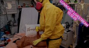 2 Hour LIVE Role-Play Hazmat Nurse pegging her patient, POV Med resus CPR, Played with my hair pussy, oiled my titties with gloves & MORE!