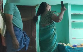 Tamil Aunty Was Watching TV Then I Had Hot Sex with Her
