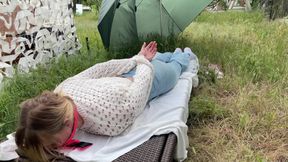 Blondie Captured: Mouth Gagged and Tickled