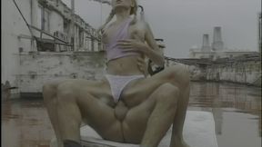 Jasmine Rouge Anal Fuck Under the Rain