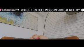 Shanti's Hot Solo Masturbation Session in VR on Her Bed