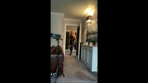 Worship my leather slave!