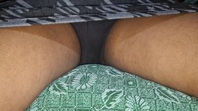 Indian maid with black panties