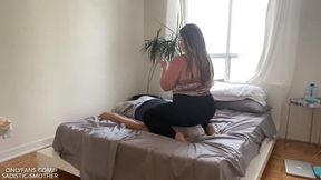 Goddess Allie James - Smothering Slave in Yoga Pants - {SD}