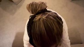 Masked MILF Sucks and Eats Ass - Creampie Ending