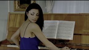 While the Student Plays the Piano, the Music Teacher Fucks His Friend on the Couch