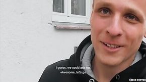 Czech Hunter Seduces A Straight Male With Money And mounts Him Hard