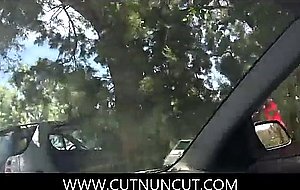 Jerking off in the car