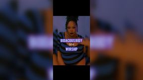 Bodacious BBW Ebony Body Worship