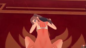 Office nymph seduces boss with her ecchi charm