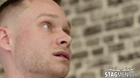 Hunks Andrew Connor and Nico Zetta indulge in a steamy rough fucking