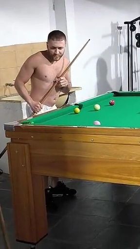 Me, Carmona, Opaido Carmona and Viking De Taubaté Started a Game of Pool Naked