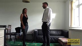 Hard fucked MILF Sienna Hudson gagging on big fat cock