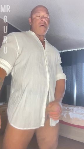 Slow Handjob. Mr Guru Wank