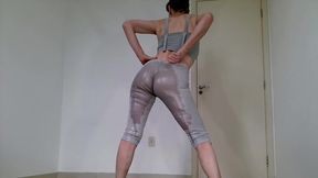 adorable yoga exercicies pissing without take pants off
