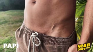 PAPI - Playful Hunk Olaf Rubs And Jerks Off His Cock Squirting His Juice Over His Muscular Body