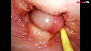 Servant girl do everything I say Mini camera in pussy and creampie