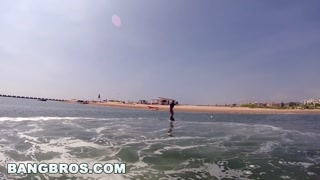 BANGBROS - Hot Sex On The Public Beach with Sexy Euro PAWG Tina Hot