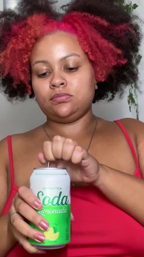 BBW Soda Burp and Fart on Tight Jeans