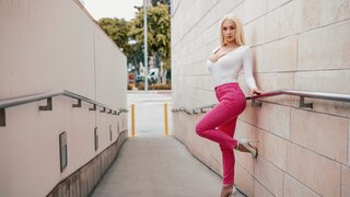 Skylar Vox titty fucks and then gets her tiny asshole fucked