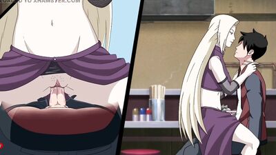 Naruto's erotic sex with Ino for Ramen in Ichiraku: perfect body, public nudity, and hentai sex